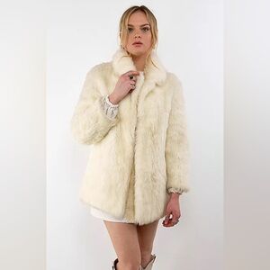 Faux fur jacket